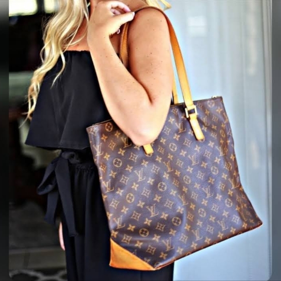 💕CLASSIC Tote Bag Discontinued LOUIS VUITTON Cabas MEZZO Monogram - Picture 16 of 16